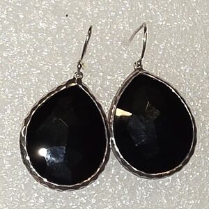 IPPOLITA CANDY ROCK LARGE   TEARDROP EARRINGS ONIX